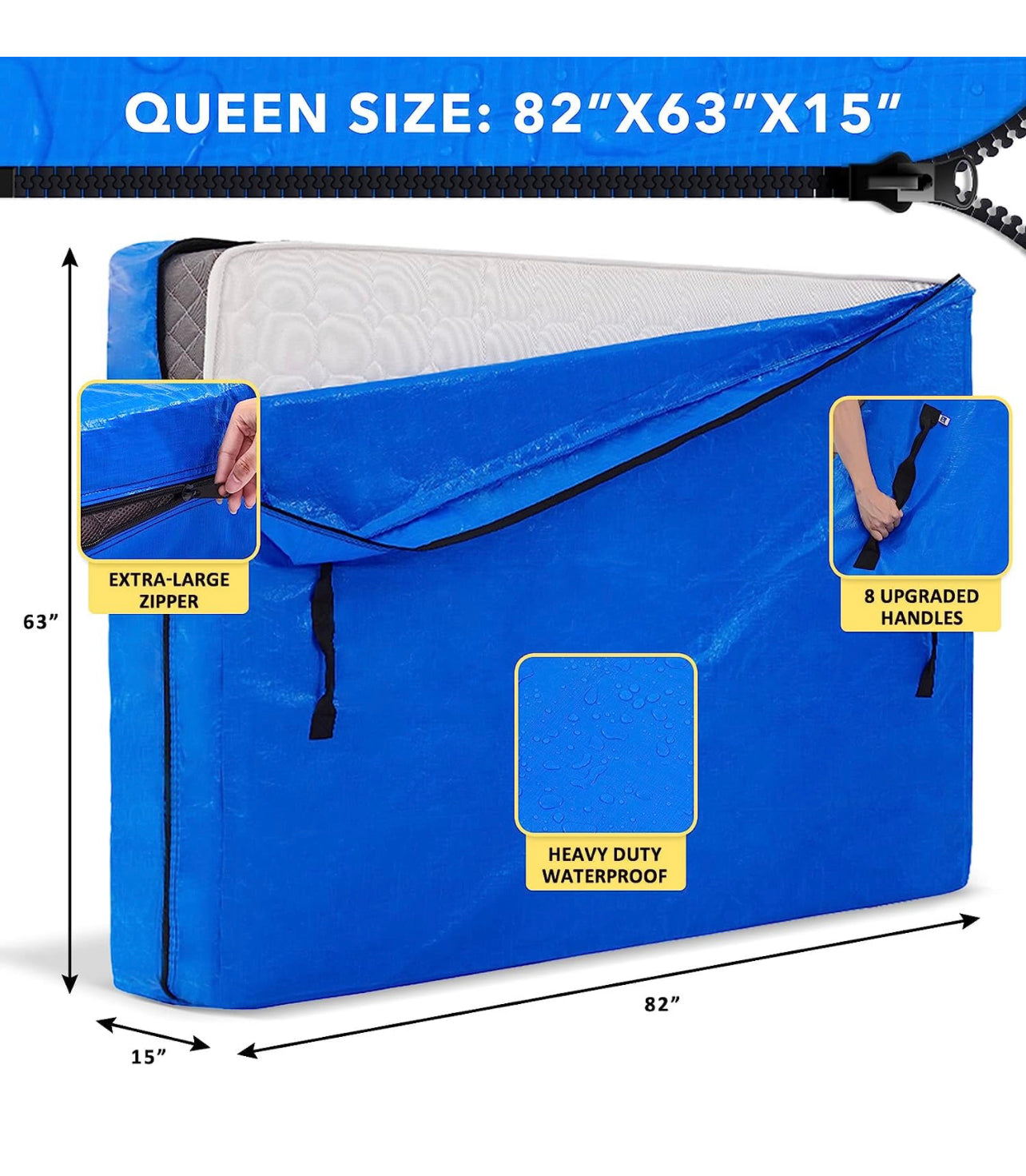 Mattress Bag for Moving and Storage